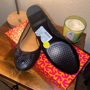 Tory Burch - Marion Quilted Leather Ballet Flat